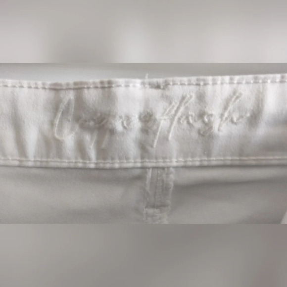 Copper Flash Womens 16W Curvy Ankle Skinny White Premium Denim (TINY FLAW) - Picture 6 of 12